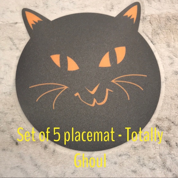kmart Other - Set of 5 placemat - Totally Ghoul 🐱🖤